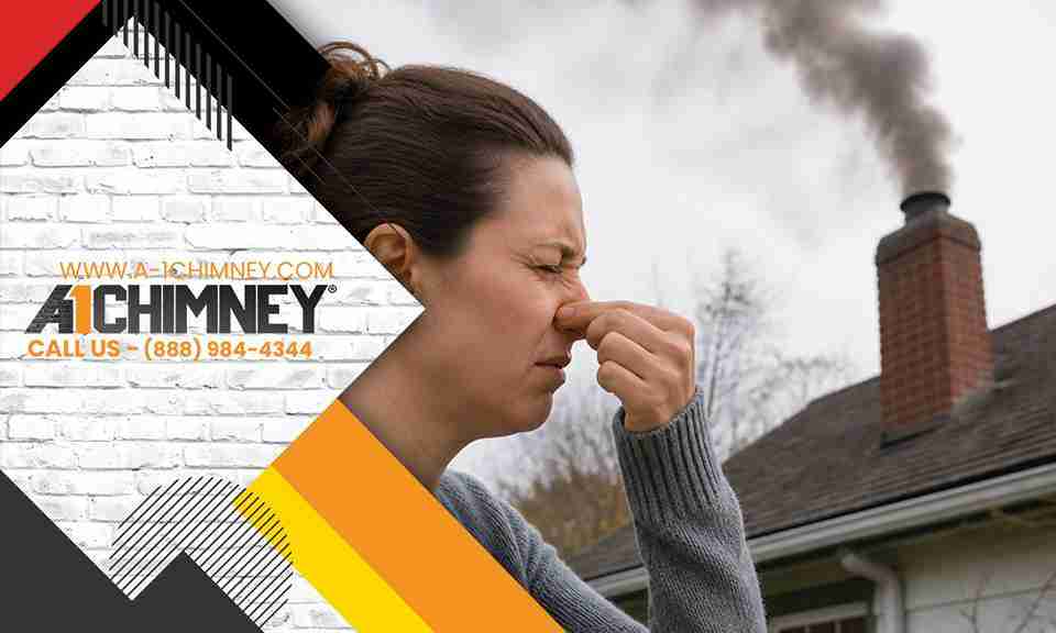 Fixing chimney smoke smell and a smoky fireplace smell from chimney downdraft odor with creosote smell removal for chimney smoke smell near you.
